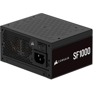 Corsair PC-Netzteil SF1000 CP-9020257-EU, ATX 3.1, 1000 Watt, vollmodular, Silent-Kühlung, DC/DC-Wandler, 80 Plus Platinum
