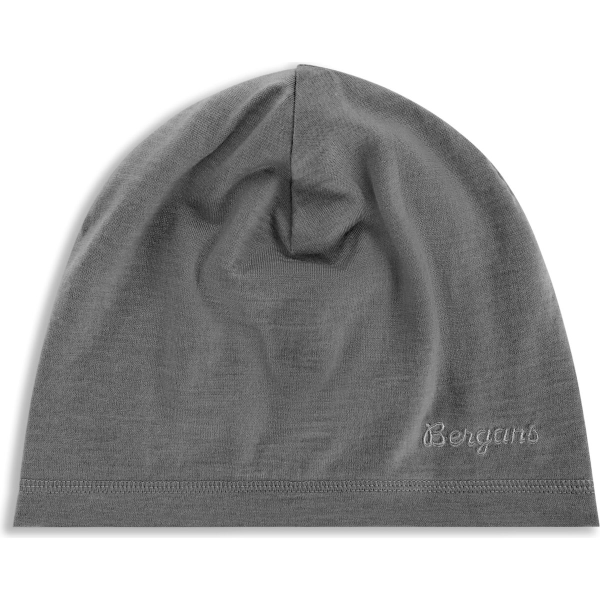 Bergans Wool Junior Beanie solid grey (2616) 54 233968-7744-2616-54