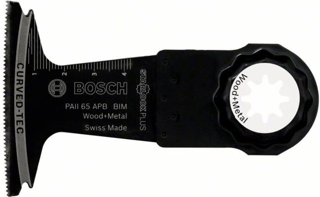 Lame de scie plongeante BOSCH BIM PAII 65 APB Bois et métal, 65 x 50 mm, bricolage (2608662564)