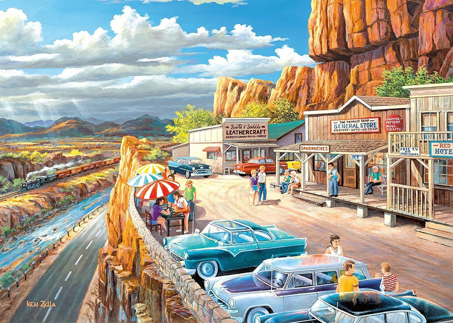 Ravensburger Puzzel Mensen, 500 stukjes