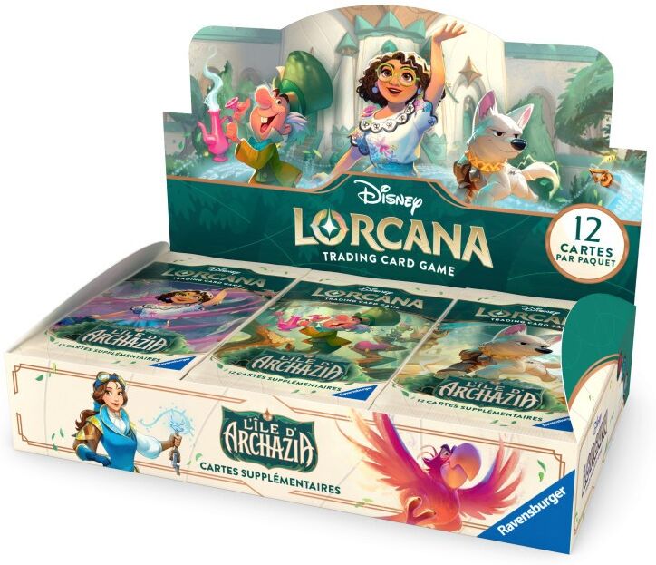 Disney Lorcana TCG - Chapitre 7 L'ïle d'Archazia : Display de 24 Boosters FR