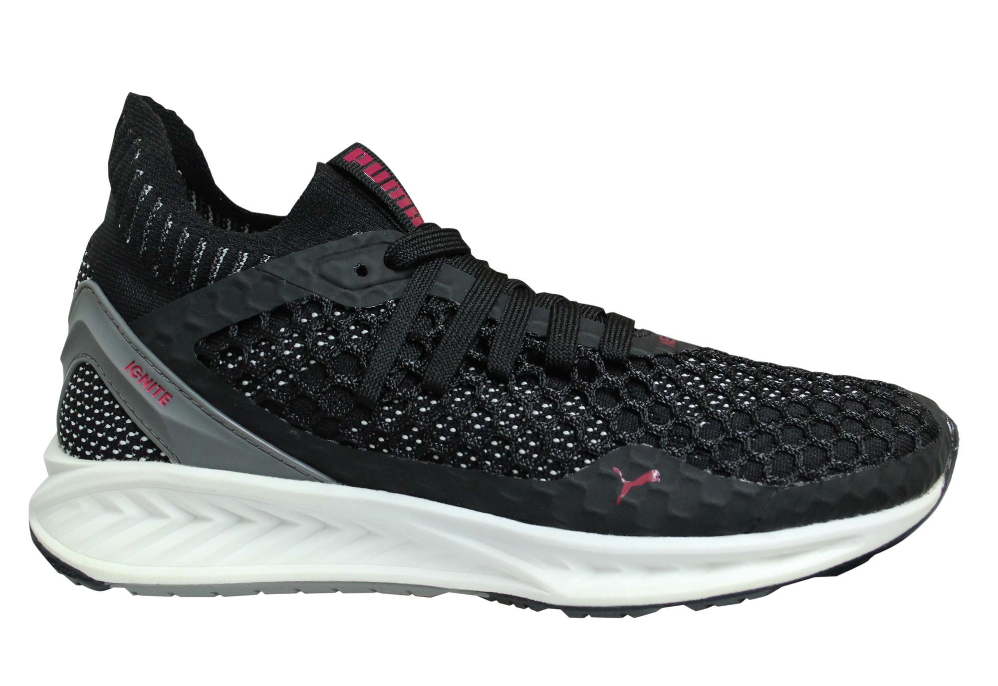Puma Ignite Netfit Dames Zwart Hardlooptrainers