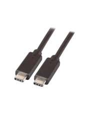 EFB Elektronik USB3.2 Gen 2x2 Superspeed+ Kabel Type C/M -C/M 5A 20Gbit E-Mark 1m USB 3.2 Digital/Daten Strom/Netzteil 1 m (K5283-5ASW.1)