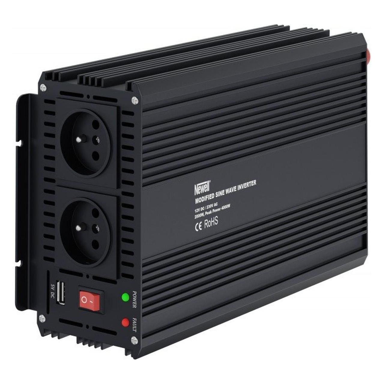 Newell Voltage Converter w/ Modified Sine Wave - 12 V / 230 V 2000 Watt (NEWELL)