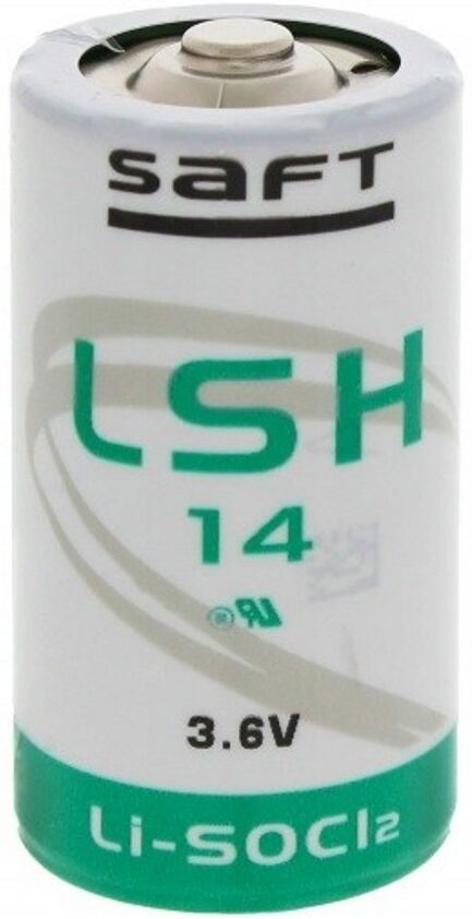 Saft LSH14 Lithium Battery 3.6V C Size Li-SOCl2 LSH-14
