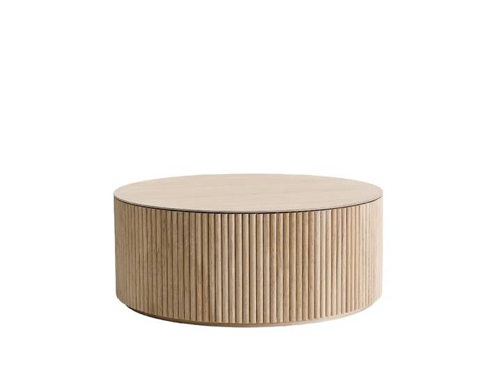 Asplund Grand Palais Couchtisch Weiß gebeizte Eiche (p2), Gestell weiß gebeizte Eiche