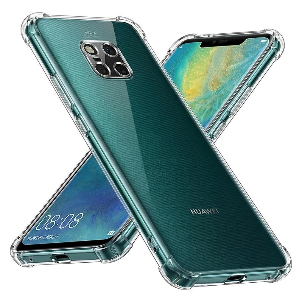 Techsuit - Shockproof Clear Silicone - Huawei Mate 20 Pro - Clear (Huawei Mate 20 Pro) (56365550)