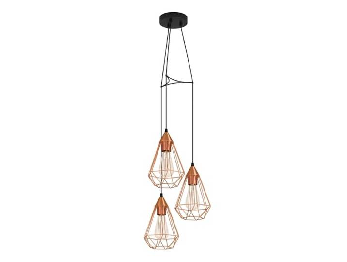 EGLO Hanglamp Tarbes, 3-pits vintage hanglamp in retro design