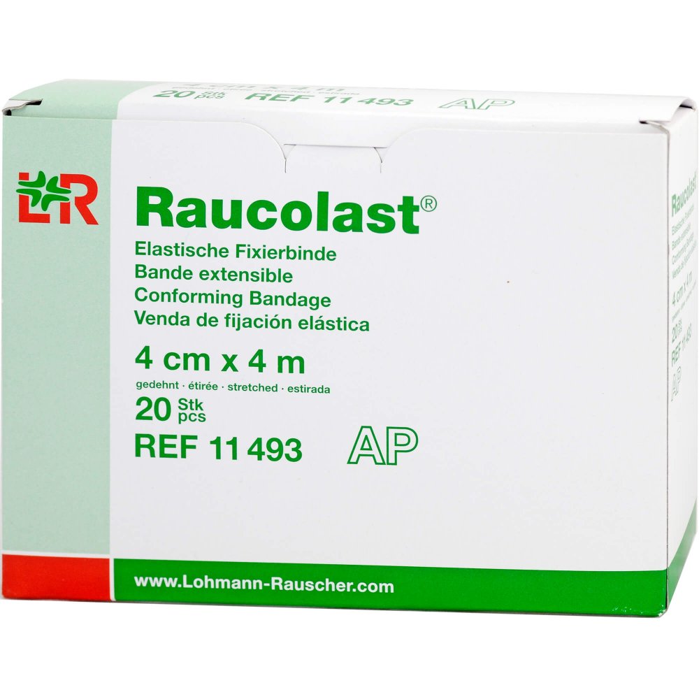 Lohmann & Rauscher GmbH & Co.KG Elafix Binden Raucolast 4cm ohne Zellglas 06615636