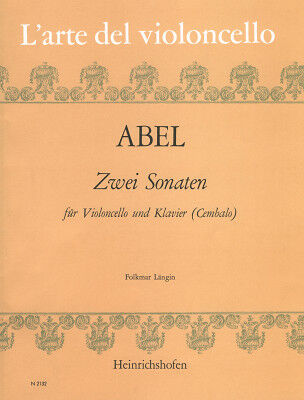 Heinrichshofen Verlag Abel 2 Sonaten Cello