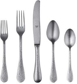 Mepra 5-piece Stainless Steel Epoque Pewter Place Setting