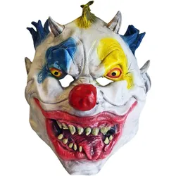 Halloween Maske - Clown mit ausgestreckter Zunge