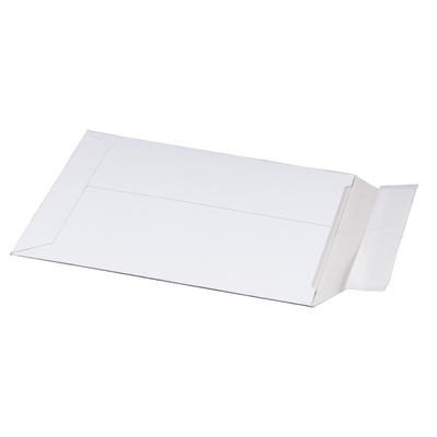 VEPATIM 100x Vollpappe-Versandtasche 167x240mm stabile Vollpappe Selbstklebeverschluss A5 weiß