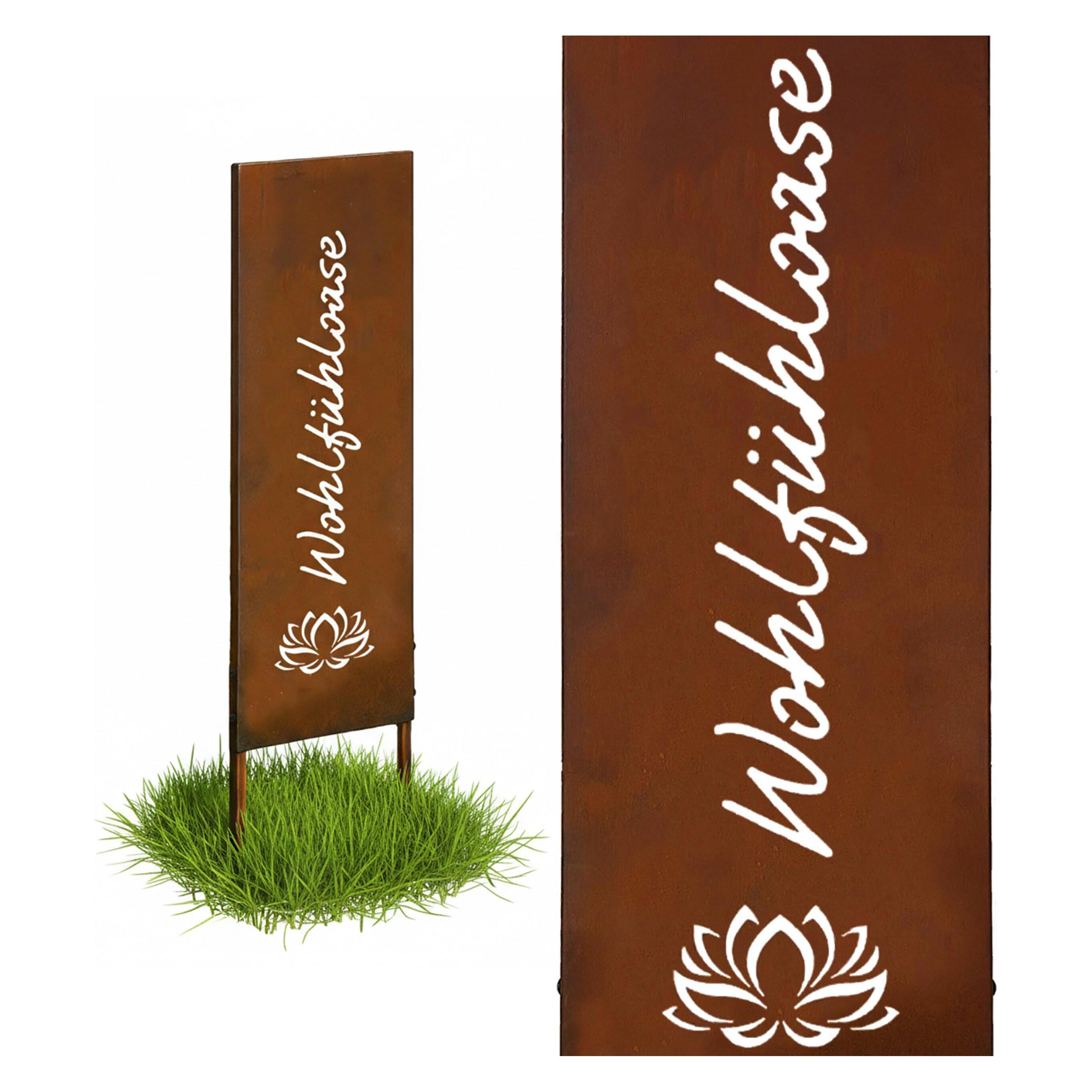 Relaxdays Edelrost-Gartendeko (4052025835514)