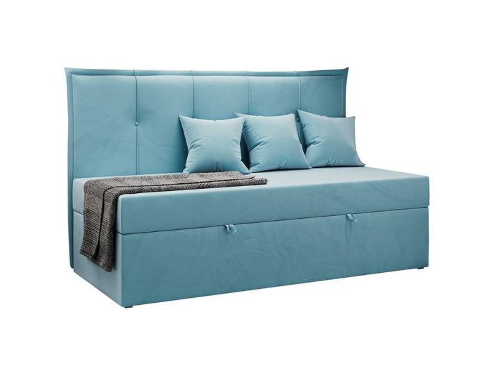 BOXBETT BANCO 90/200 Blau Velvet - H3