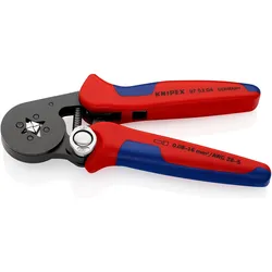 Knipex, Zange, Selbsteinstellende Crimpzange für Aderendhülsen (180 mm)