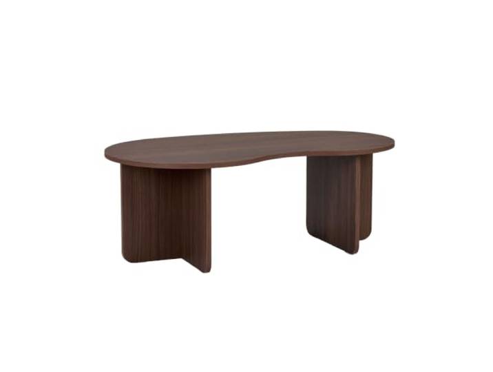 Calicosy Couchtisch mit Platte, organisch, L 110 cm – Moss