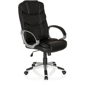 hJh-OFFICE Chefsessel RELAX BY155, 722300, schwarz, mit Kunstlederbezug, belastbar bis 110 kg
