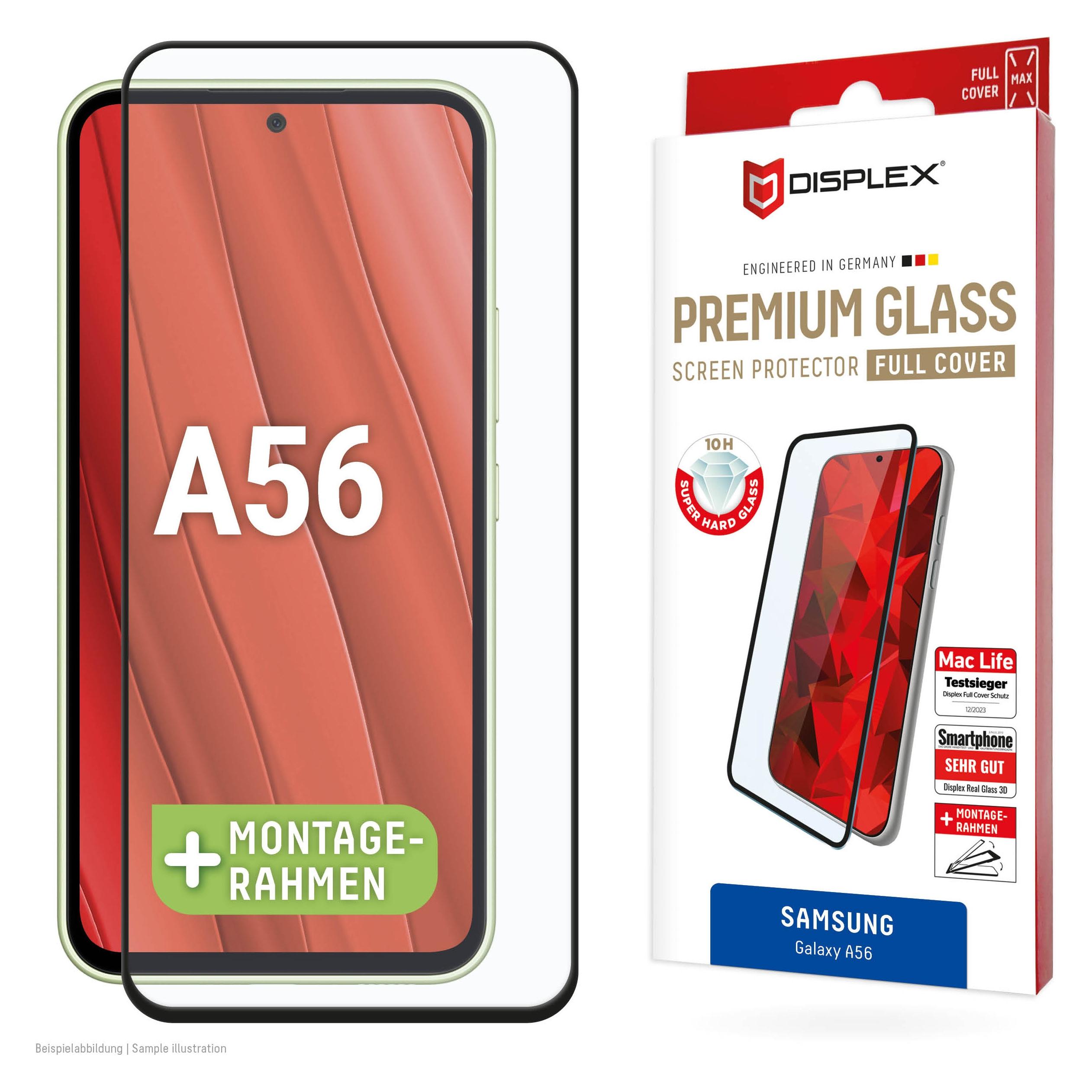 Displex Premium Glass, Full Cover Panzerglas (1 Stk., Samsung Galaxy A56) (02069)