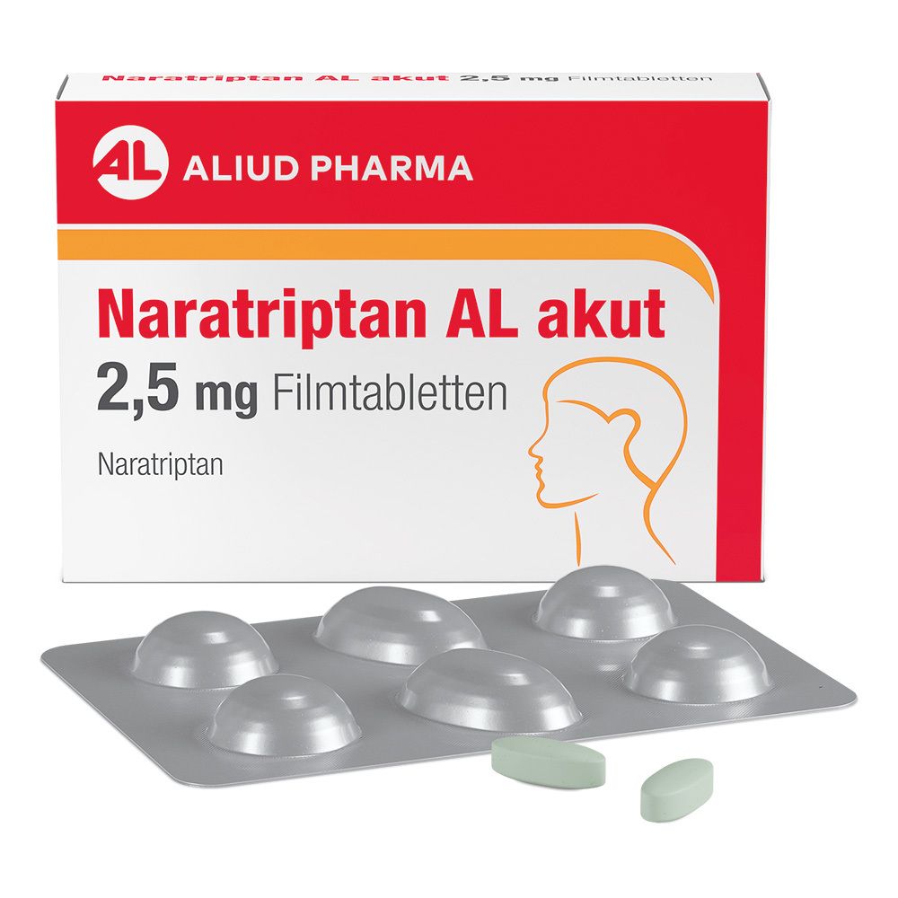 Naratriptan AL akut 2,5 mg Filmtabletten 2 St
