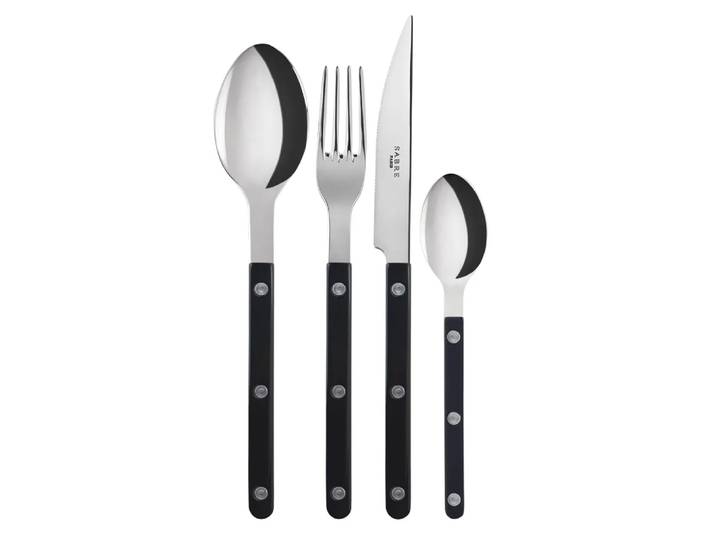 SABRE Paris Couvert Bistrot brillant 24 Pièces Black