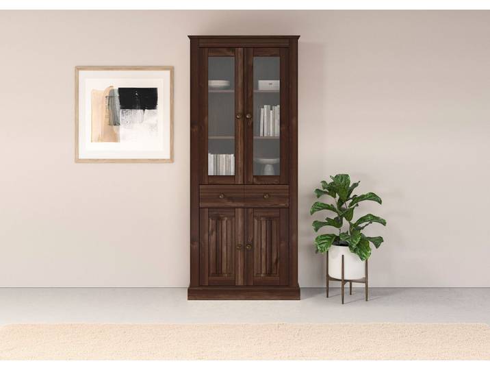 OTTO home Vitrine Liotta Mit 2 Glastüren und 1 Schublade