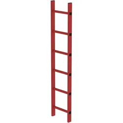 Munk, Leiter + Gerüst, Schachtleiter GFK 300mm Lichte Weite 6 Sprossen (Gerüst, 168 cm)