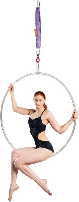 Luftreifen für Aerial Hoop, 95 x 95 cm - Aufblasbare Bänder für Aerial Dance, Yoga, Akrobatik und Gymnastik