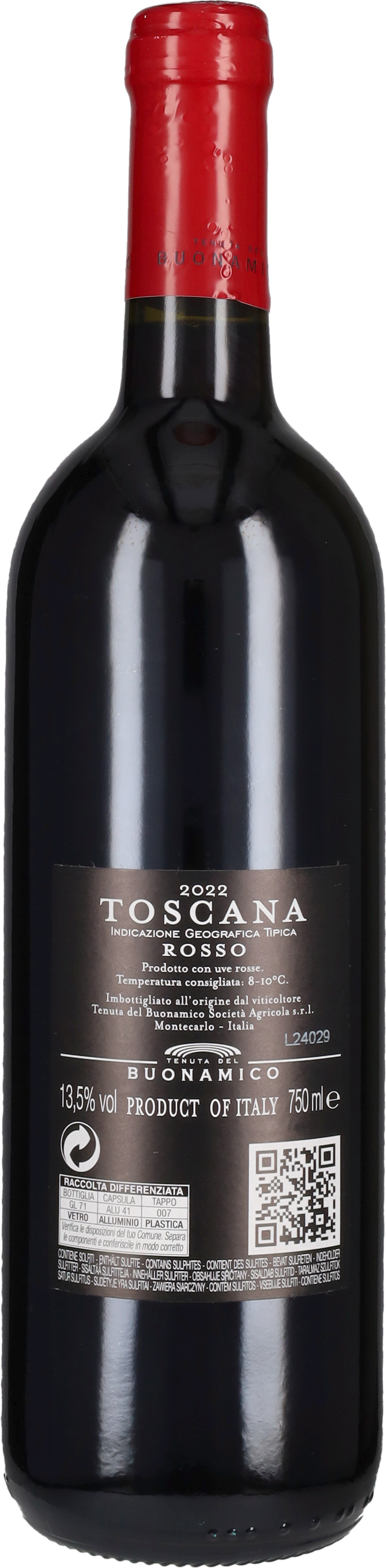 Rosso Tenuta del Buonamico 2024