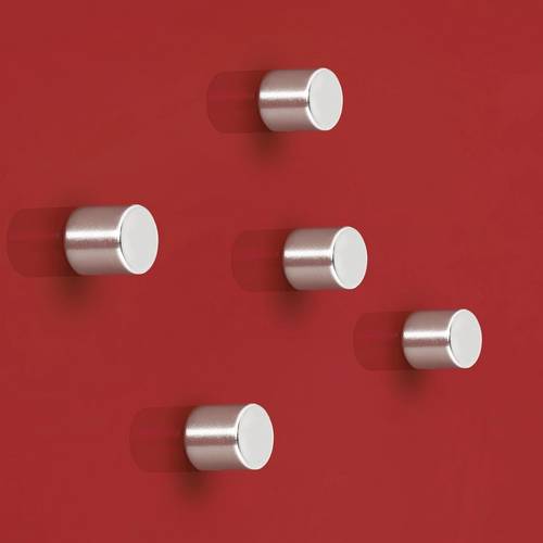Sigel Neodym Magnet C5 "Strong" (Ø x H) 10mm x 10mm Zylinder Silber 5 St. BA700