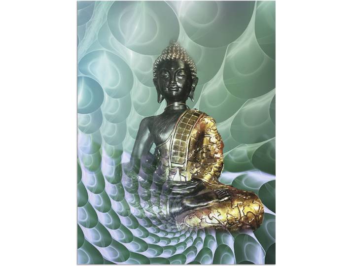 Wandbild ARTLAND Buddhas Traumwelt CB , bunt (farbe bild(er): bunt), B:30cm H:40cm, Bilder, Wandbild, als Alubild, Leinwandbild, Poster in verschied. Grössen