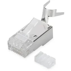 Digitus CAT 6A Modularstecker, 8P8C, geschirmt für Massivleiter AWG 22 - 23