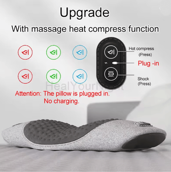 Inspire Essentials Electric Waist Support Pillow With Massage And Heating For Sleep Relief waist G Plugged In