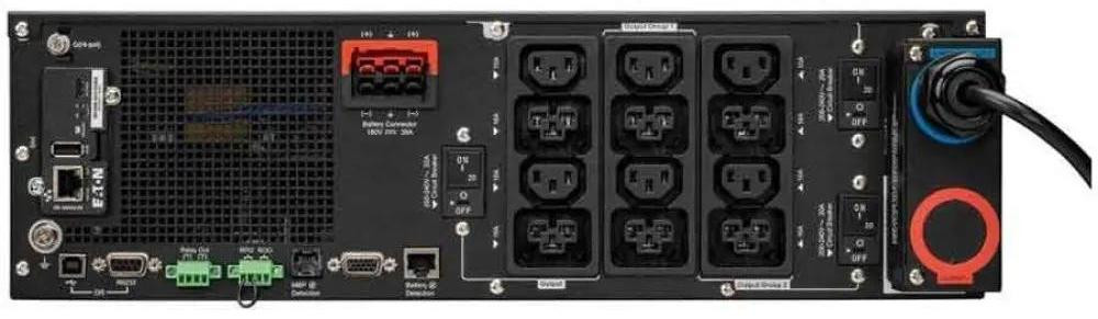 Eaton 9PX G2 9PX6KIRTNG2 UPS - 6000 VA / 6000 Watt - 1-fase - 200/208/220/230/240 V - 3U - Zwart