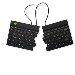 R-Go Tools Split Break kabelgebundene Tastatur - QWERTY US - schwarz