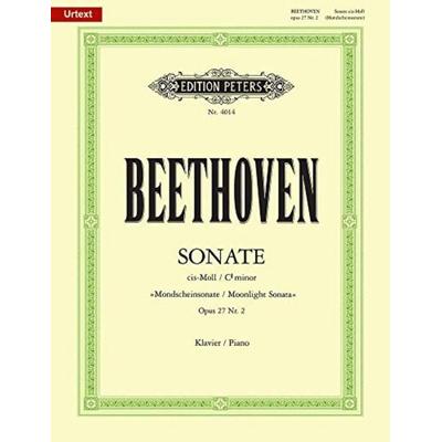 Sonate für Klavier Nr. 14 cis-Moll op. 27; 2 'Mondschein-Sonate' / URTEXT -