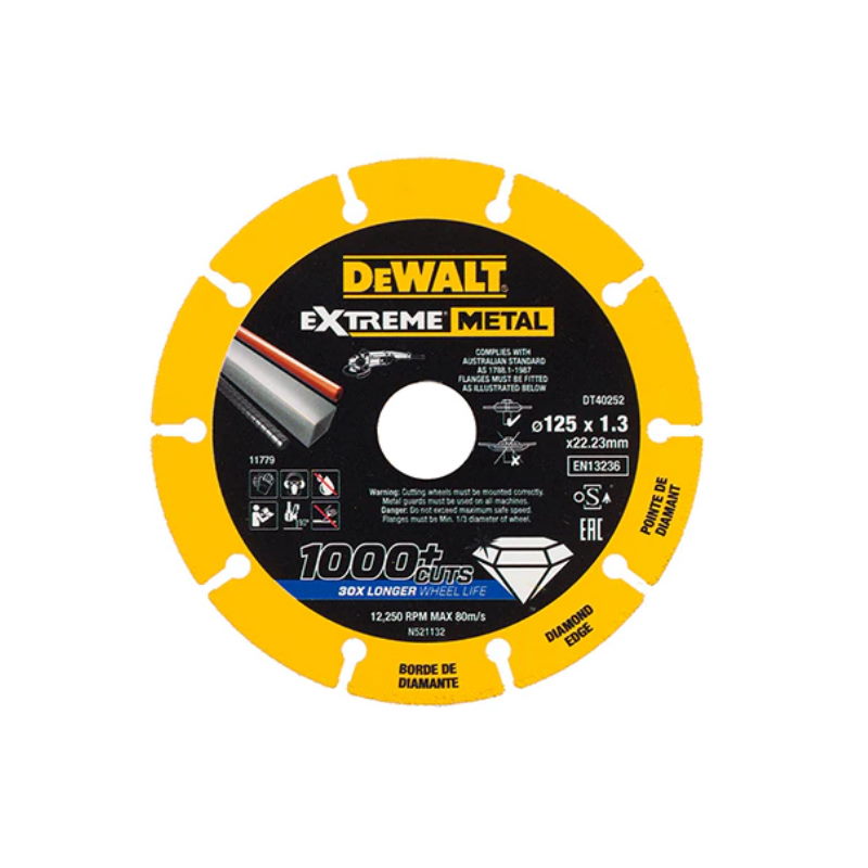 Diamanttrennscheibe DEWALT 125x1.3mm DT40252-QZ