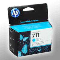 3 HP Tinten CZ134A 711 cyan