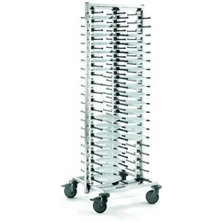 B.PRO SERVISTAR Gastro 80 mit Kunststoff-Rollen, Selbstmontage