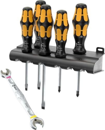 Wera Limited Special Set 6-delig met schroefbeitel en Joker dubbele moersleutel en combinatietang