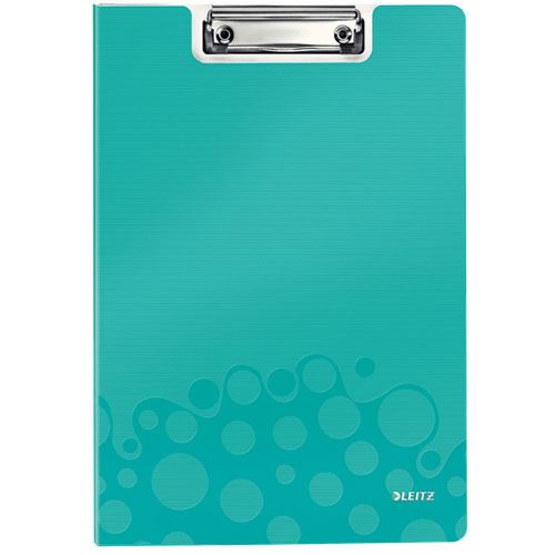 LEITZ Klemmbrettmappe WOW 4199 DIN A4 eisblau Kunststoff