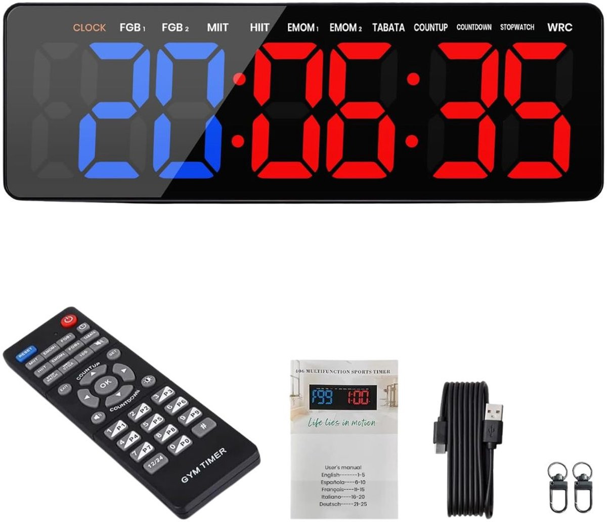 ApexArte Interval Timer Stopwatch Gym Timer
