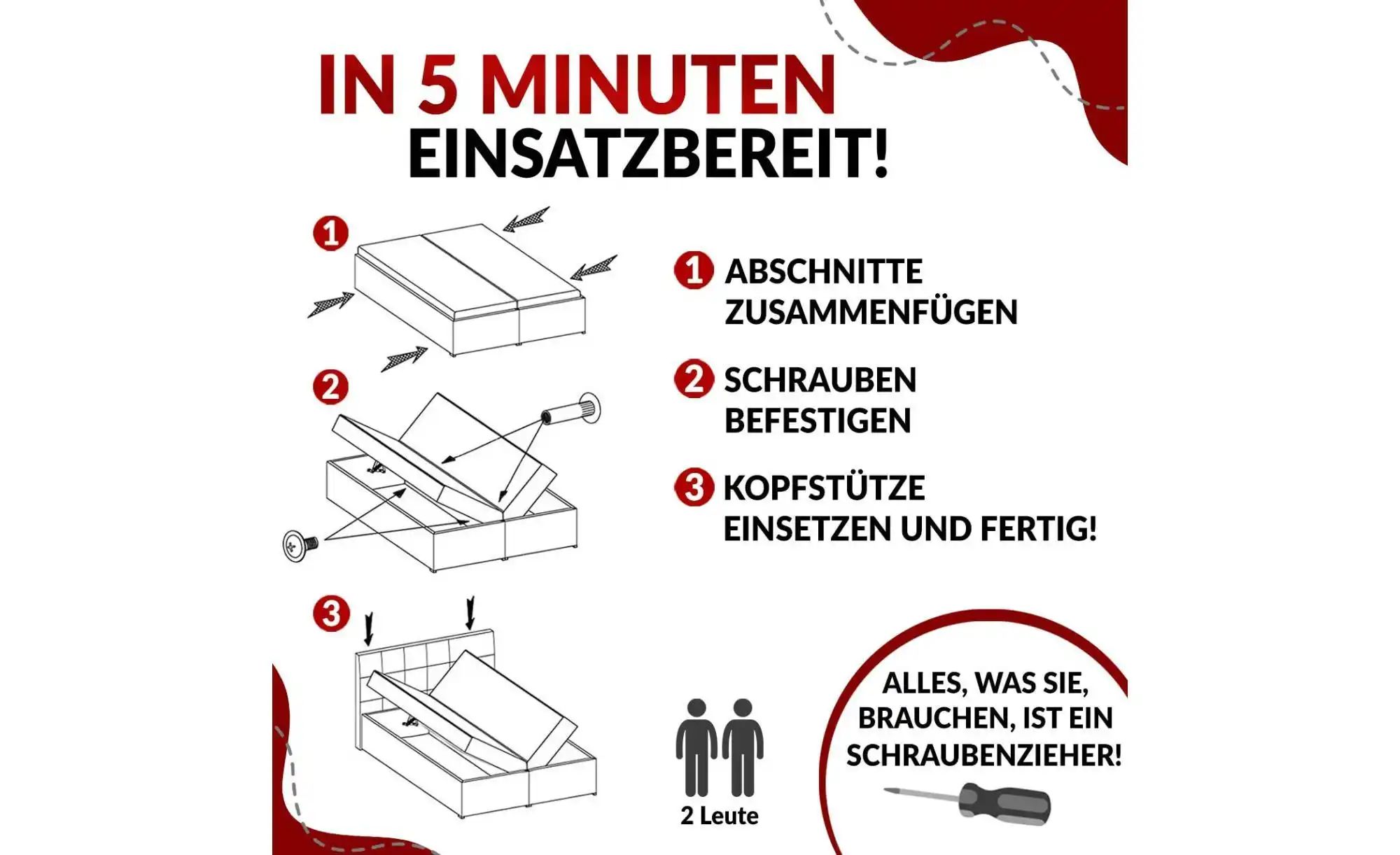 Stagecaptain Hirschgarten Bierzeltgarnitur für Balkon 110 cm Dunkelgrau