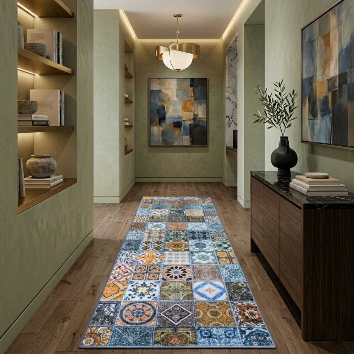 Floordirekt Bonita Tapijtloper - Modern Rechthoekig Tapijt voor Woonkamer of Keuken - Polyamide - 80 x 150 cm