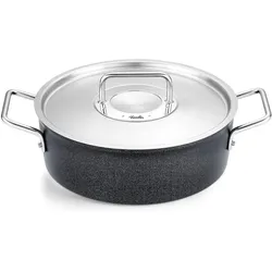 Fissler Kochtopf Bratentopf ADAMANT 24 cm 3,1 Liter INDUKTION, Pfanne + Kochtopf, Grau