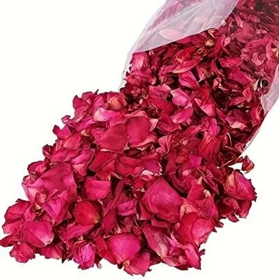 Uplifted Finds Premium Dried Rose Petals   500g Bulk Natural Spa Botanicals   Professional Aromatherapy & Luxury Event Decor 250g
