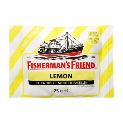 MARVECS GmbH FISHERMANS FRIEND Lemon ohne Zucker Pastillen 25 g 08490937