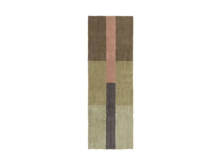 Chroma Stripes - Tapis en laine Chroma Dusty Pink 80 x 230 cm