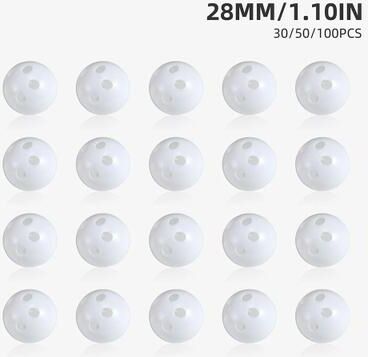 Uplift Picks DIY Pet Toy Squeaker Balls Noise Maker Inserts For Plush Toys And Crafts 28mm 50 Pcs