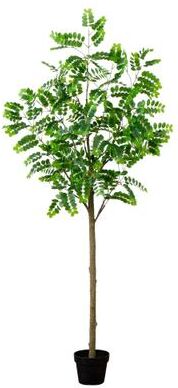Nearly Natural 6' Artificial Greco Citrus Tree with Real Touch Leaves - Green